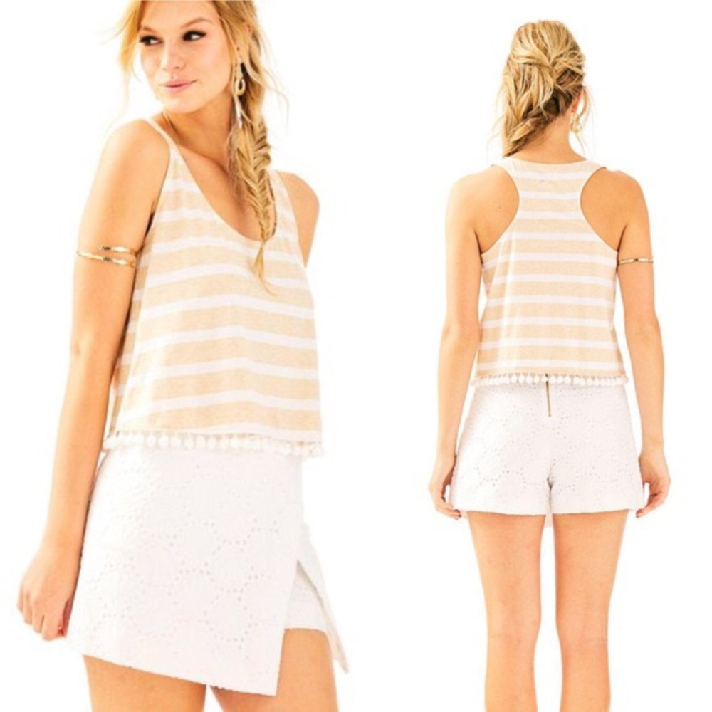 Lilly Pulitzer Marii Skort White Seashell Eyelet